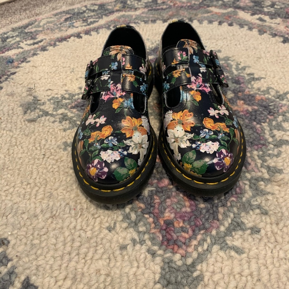 Floral Dr Martens Mary Janes